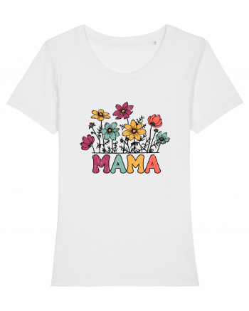 Vintage MAMA Wild Flower White