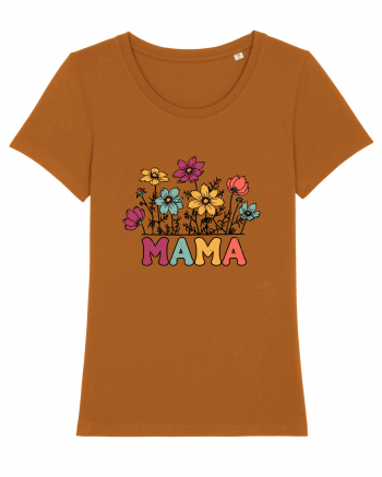 Vintage MAMA Wild Flower Roasted Orange