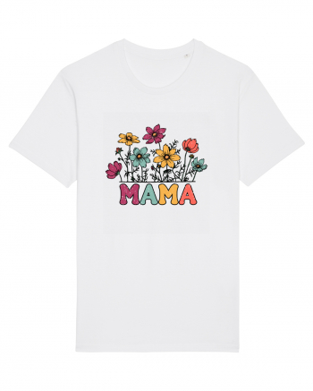 Vintage MAMA Wild Flower White