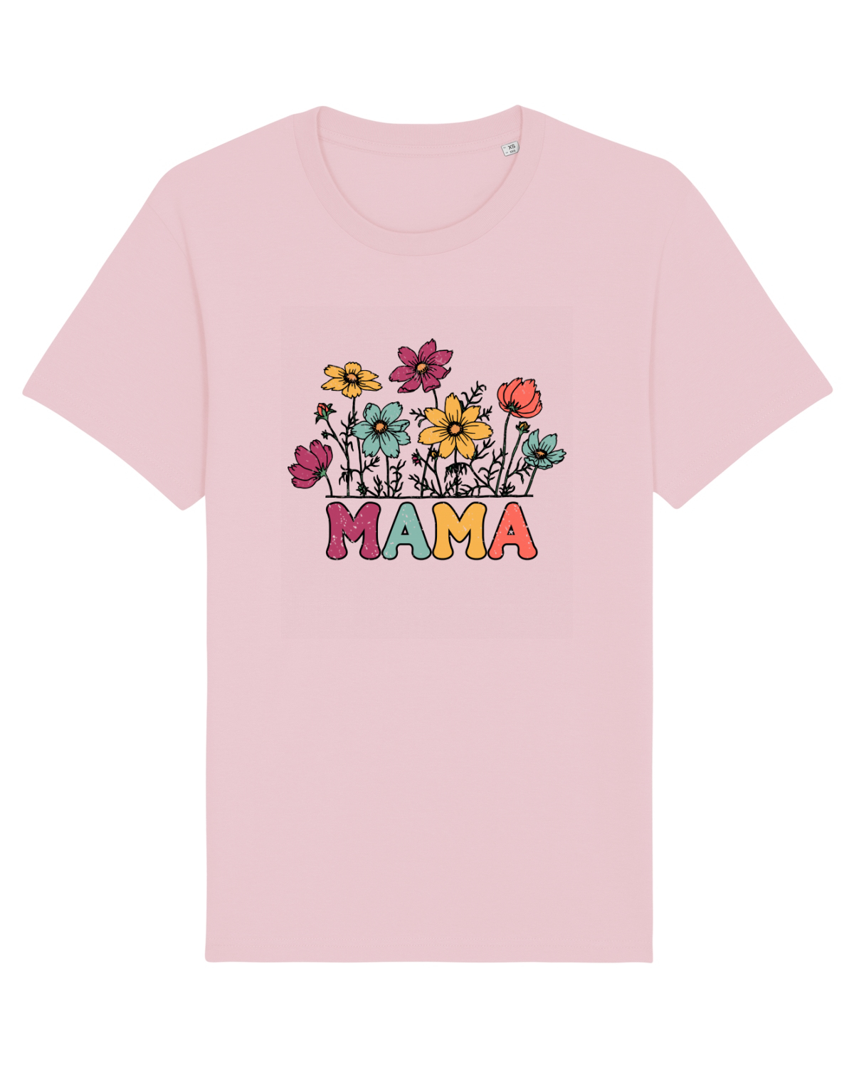 Tricou mânecă scurtă Unisex Rocker Cotton Pink