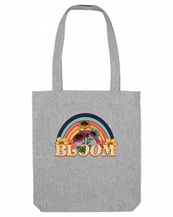 Wildflower Bloom Retro Heather Grey