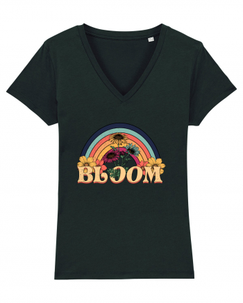 Wildflower Bloom Retro Black