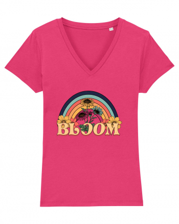 Wildflower Bloom Retro Raspberry