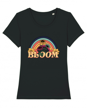 Wildflower Bloom Retro Black