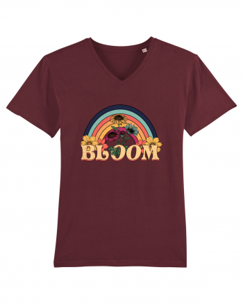 Wildflower Bloom Retro Burgundy