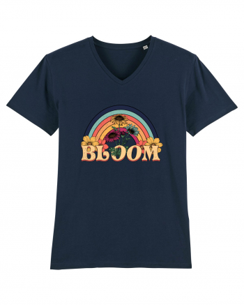 Wildflower Bloom Retro French Navy