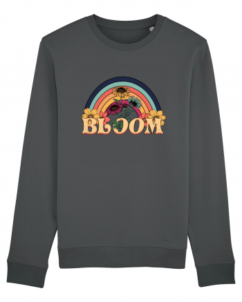 Wildflower Bloom Retro Anthracite