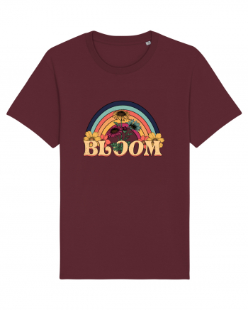 Wildflower Bloom Retro Burgundy