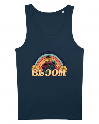 Wildflower Bloom Retro Navy