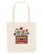 Wildflower Cassette Retro Sacoșă textilă
