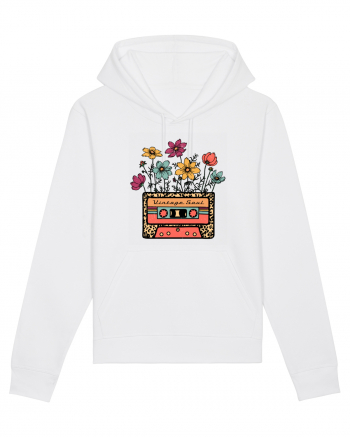 Wildflower Cassette Retro White