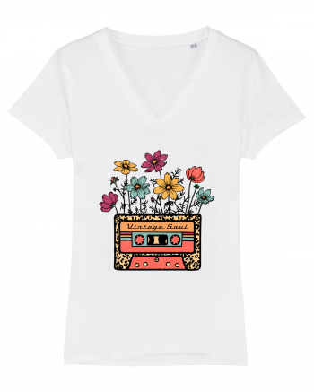 Wildflower Cassette Retro White