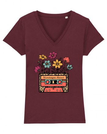 Wildflower Cassette Retro Burgundy