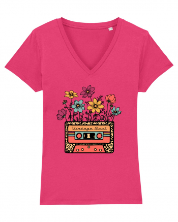 Wildflower Cassette Retro Raspberry