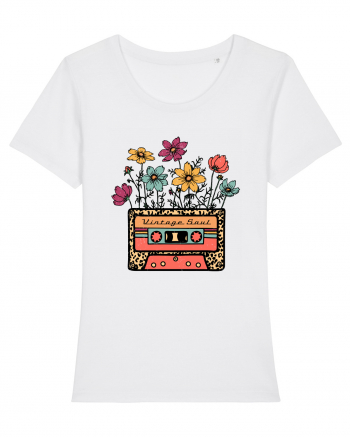 Wildflower Cassette Retro White