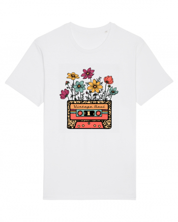 Wildflower Cassette Retro White