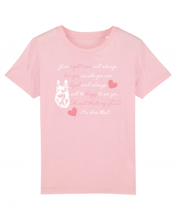 GERMAN SHEPHERD Cotton Pink