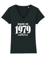 MADE IN 1979 Tricou mânecă scurtă guler V Damă Evoker