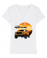 Ford F 150 Raptor Essential Tricou mânecă scurtă guler V Damă Evoker