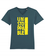 Unstoppable Tricou mânecă scurtă guler V Bărbat Presenter