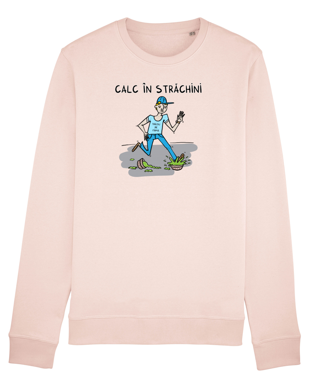 Bluză mânecă lungă Unisex Rise Candy Pink
