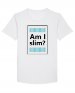 Am I Slim? Tricou mânecă scurtă guler larg Bărbat Skater