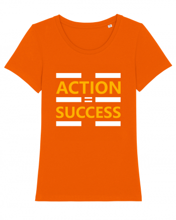 Action Equal Success Bright Orange