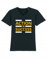 Action Equal Success Tricou mânecă scurtă guler V Bărbat Presenter