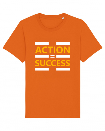 Action Equal Success Bright Orange