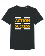 Action Equal Success Tricou mânecă scurtă guler larg Bărbat Skater