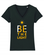 Be The Light Tricou mânecă scurtă guler V Damă Evoker