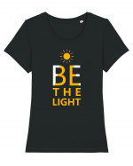 Be The Light Tricou mânecă scurtă guler larg fitted Damă Expresser