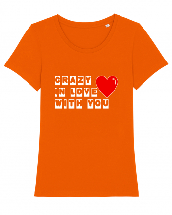 Crazy In Love With You Bright Orange