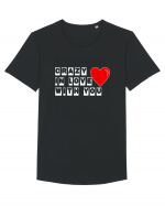 Crazy In Love With You Tricou mânecă scurtă guler larg Bărbat Skater