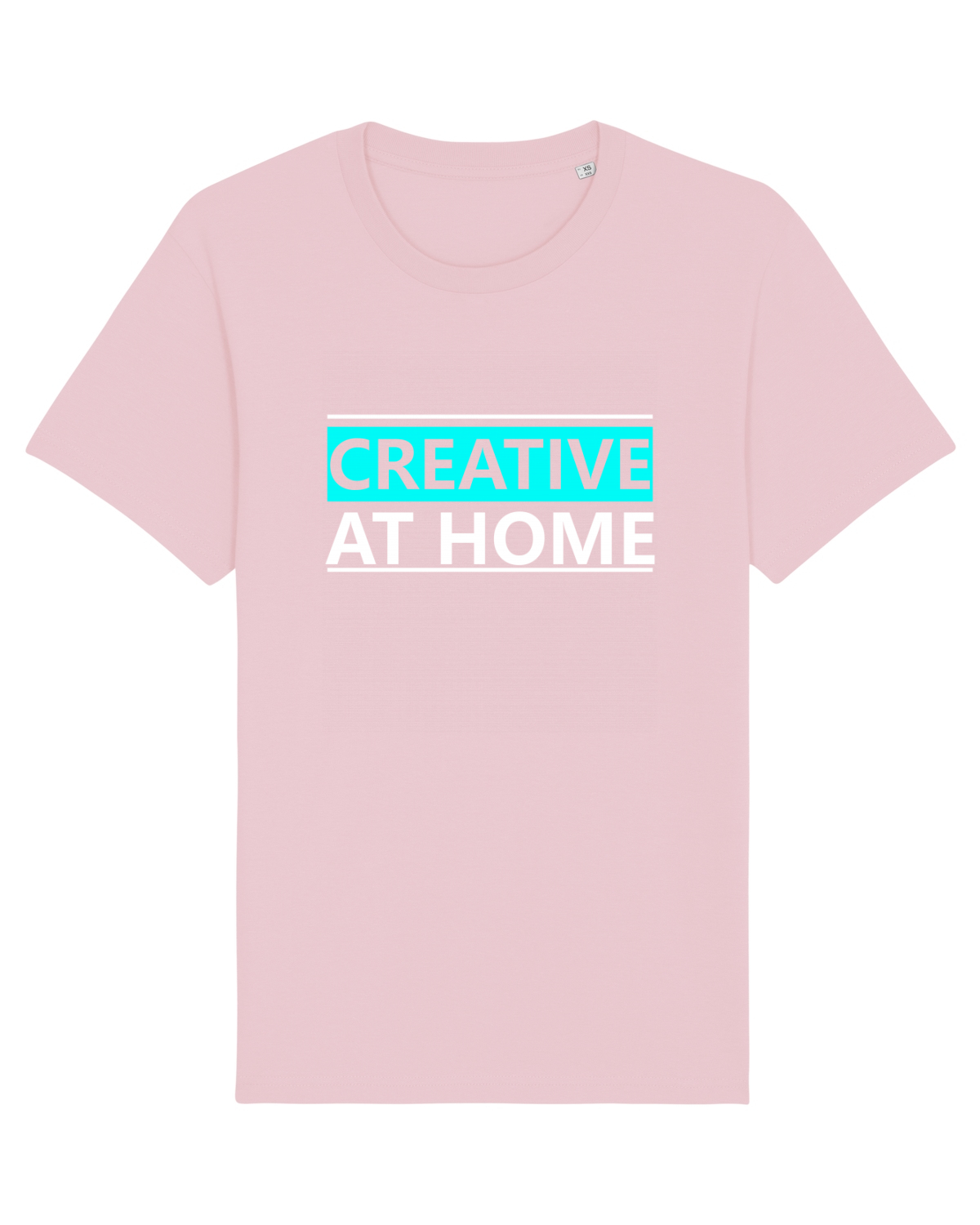 Tricou mânecă scurtă Unisex Rocker Cotton Pink
