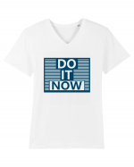 Do It Now Tricou mânecă scurtă guler V Bărbat Presenter