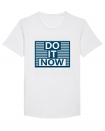 Do It Now Tricou mânecă scurtă guler larg Bărbat Skater