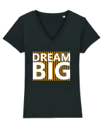 Dream Big Tricou mânecă scurtă guler V Damă Evoker