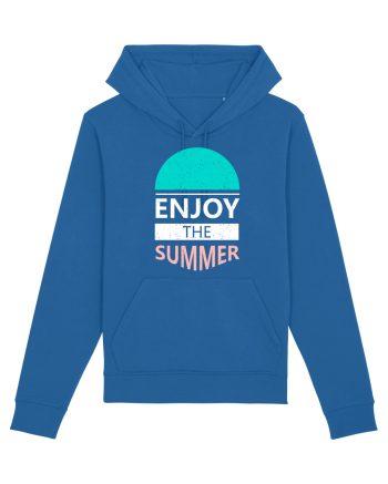 Enjoy The Summer Surf Sunset Royal Blue