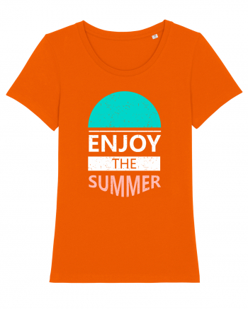 Enjoy The Summer Surf Sunset Bright Orange