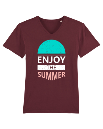 Enjoy The Summer Surf Sunset Burgundy