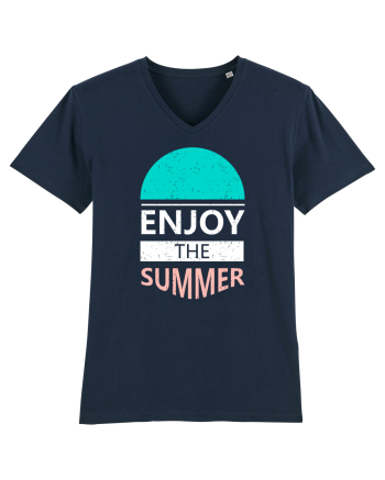 Enjoy The Summer Surf Sunset French Navy