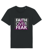 Faith Over Fear Tricou mânecă scurtă Unisex Rocker