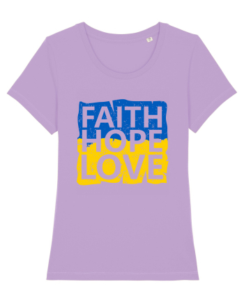 Faith Hope Love Ukraine Lavender Dawn