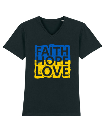 Faith Hope Love Ukraine Black