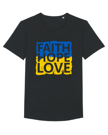 Faith Hope Love Ukraine Black