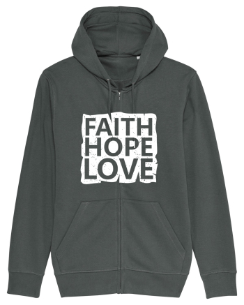 Faith Hope Love Anthracite