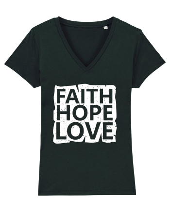 Faith Hope Love Black