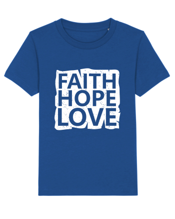 Faith Hope Love Majorelle Blue