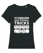 JACK RUSSELL Tricou mânecă scurtă guler larg fitted Damă Expresser